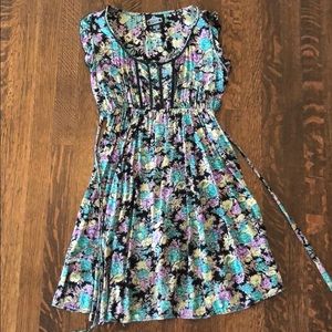 Angie Small floral mini dress
